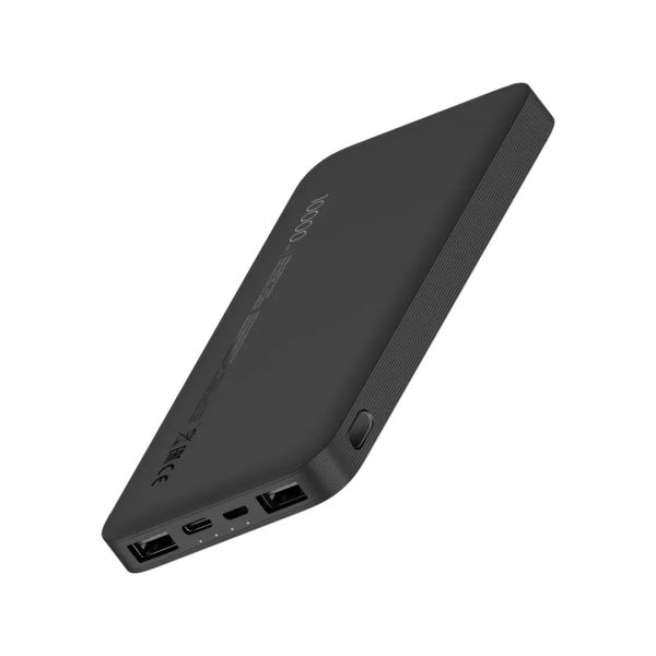 Prenosna baterija XIAOMI Redmi 10W, 10000mAh, 2xUSB-A, 1xUSB-C, 1xMicroUSB, črna