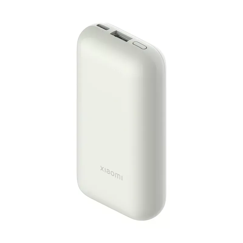 Prenosna baterija XIAOMI 33W, 10000mAh, Pocket Edition Pro, USB-C, USB-A, bela