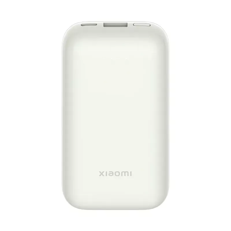 Prenosna baterija XIAOMI 33W, 10000mAh, Pocket Edition Pro, USB-C, USB-A, bela