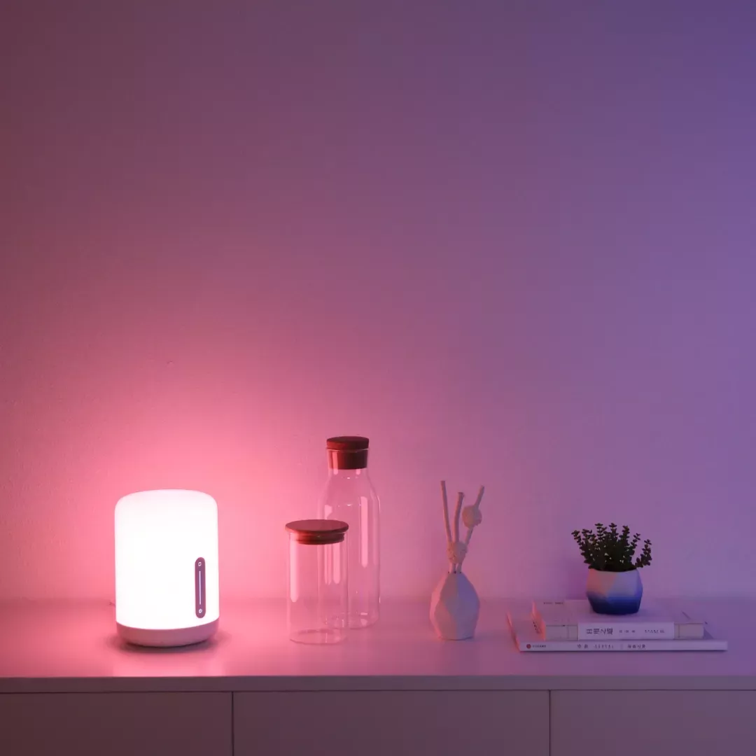 Pametna nočna svetilka XIAOMI Mi Bedside Lamp 2, 400lm, RGB, WiFi, bela
