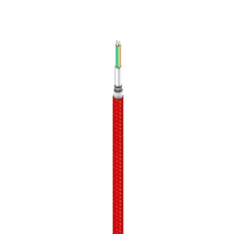 Kabel XIAOMI USB-C(m) na USB-A(m), 1m, pleten, rdeč