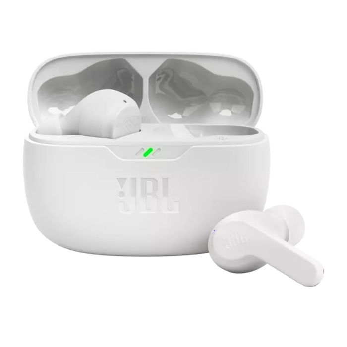 Bluetooth slušalke JBL Wave Beam, In-ear, bele (JBLWBEAMWHT)