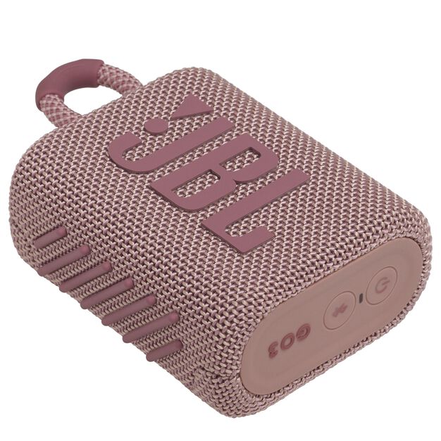 Bluetooth zvočnik JBL GO 3, roza (JBLGO3PINK)