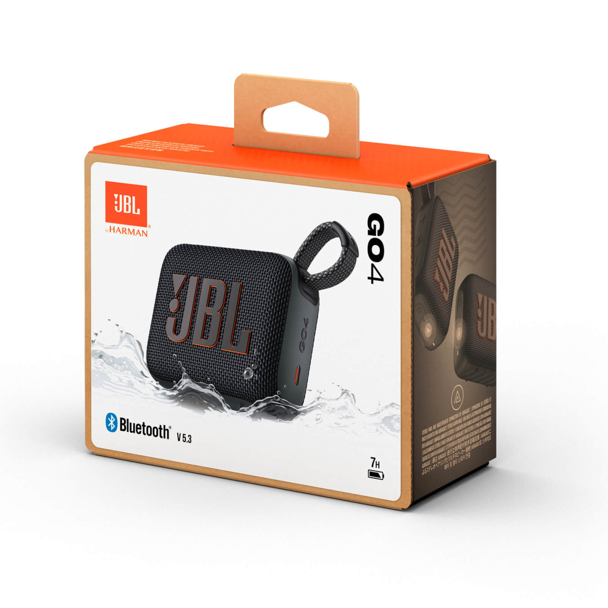 Bluetooth zvočnik JBL GO 4, črn (JBLGO4BLK)
