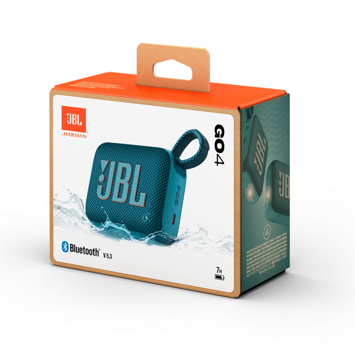 Bluetooth zvočnik JBL GO 4, modri (JBLGO4BLU)