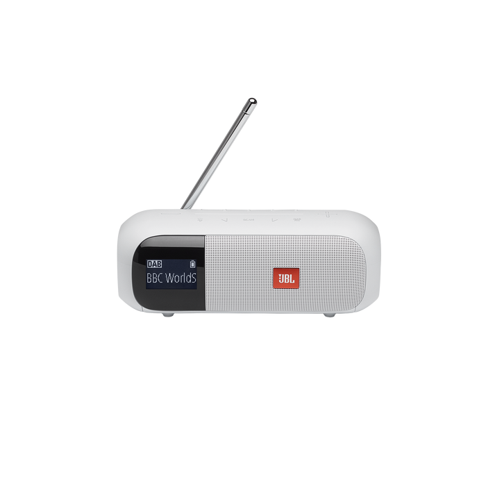 Bluetooth zvočnik/radio JBL Tuner 2, bel (JBLTUNER2WHT)