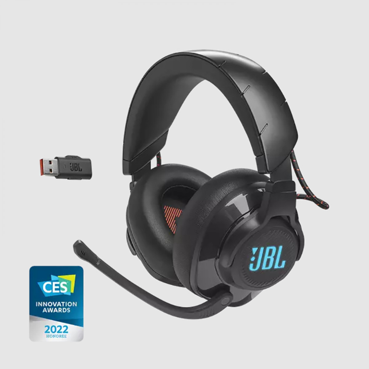 Igraške slušalke JBL QUANTUM 610 Wireless, naglavne, črne (JBLQUANTUM610BLK)