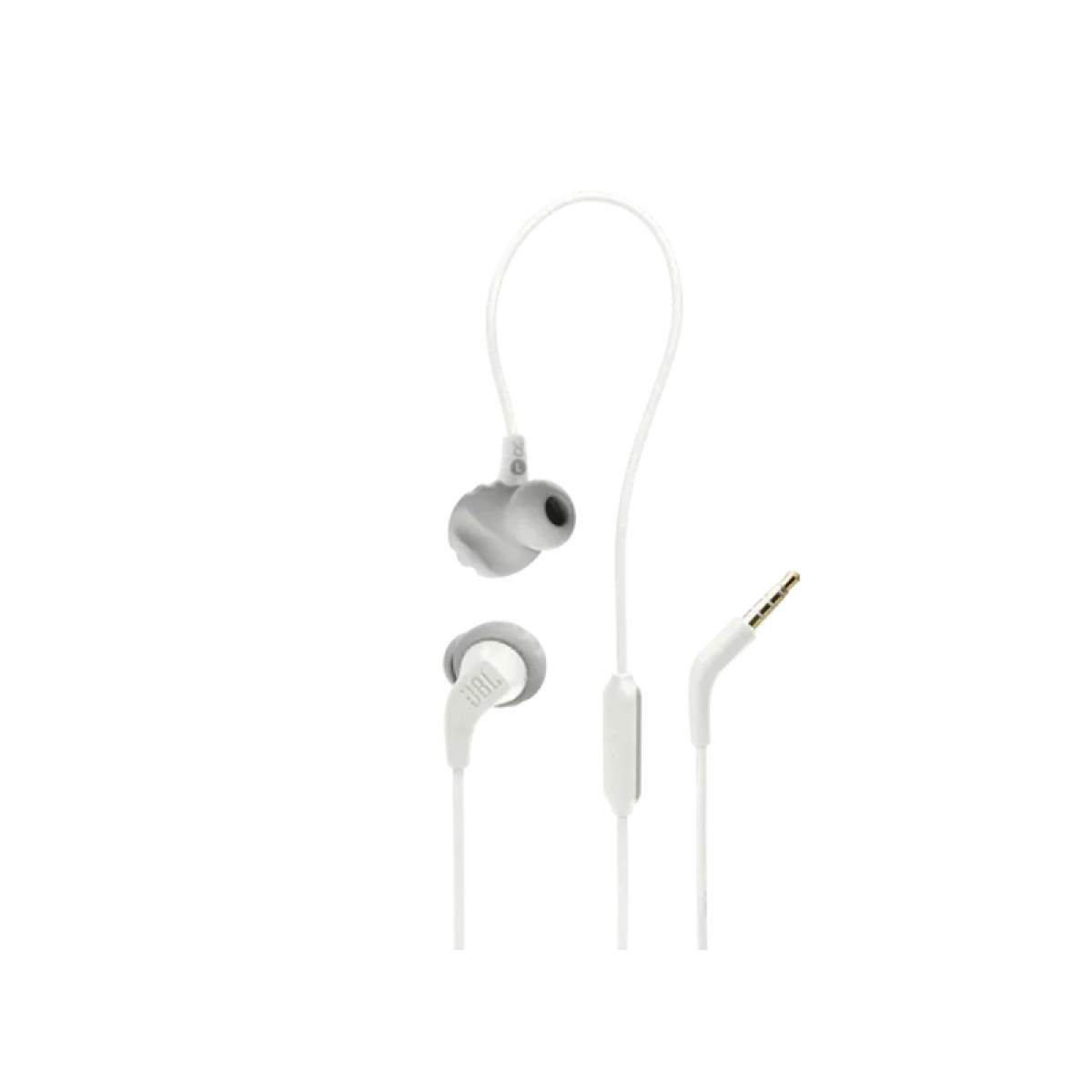 Slušalke JBL Endurance Run 2, In-ear, športne, bele (JBLENDURRUN2WHT)