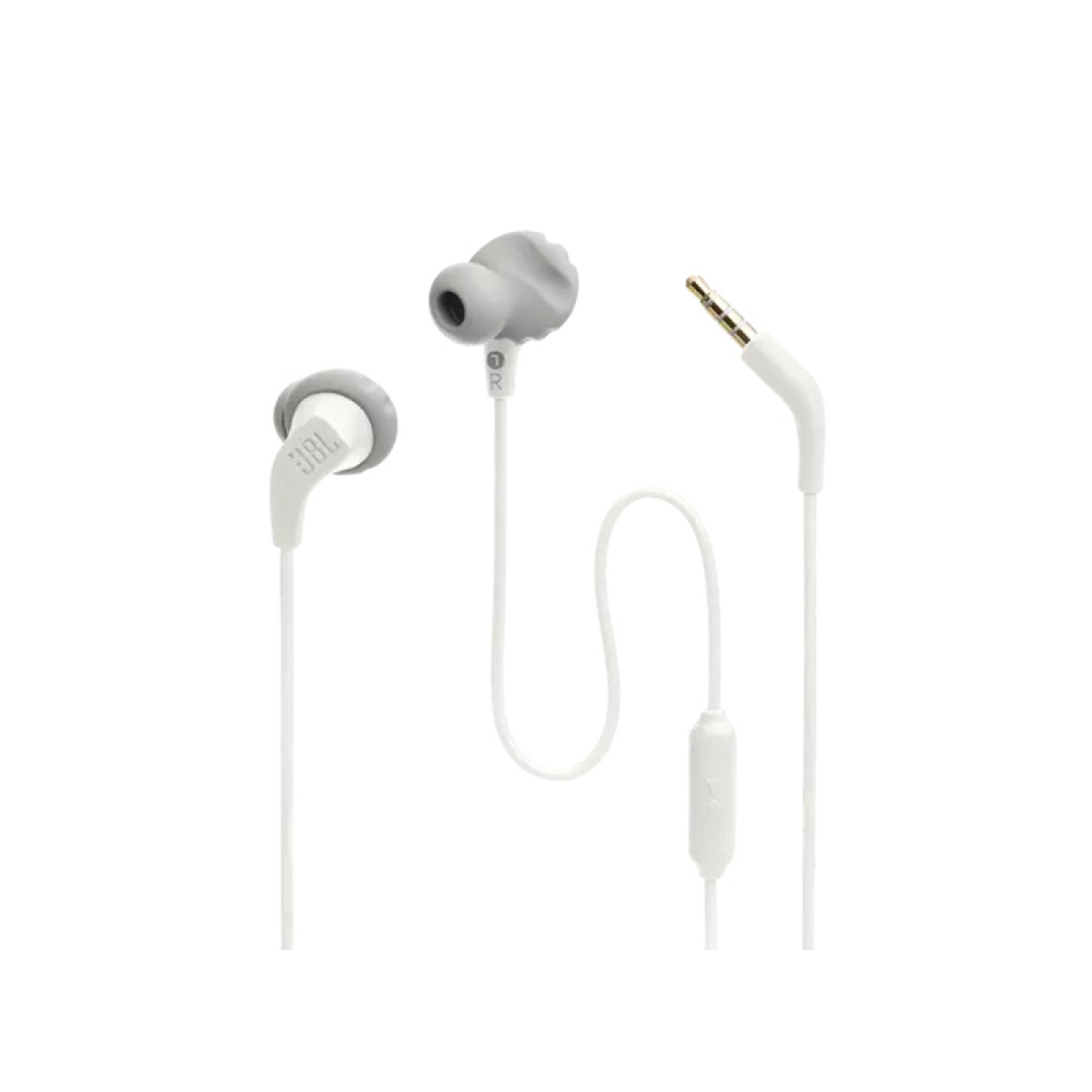 Slušalke JBL Endurance Run 2, In-ear, športne, bele (JBLENDURRUN2WHT)