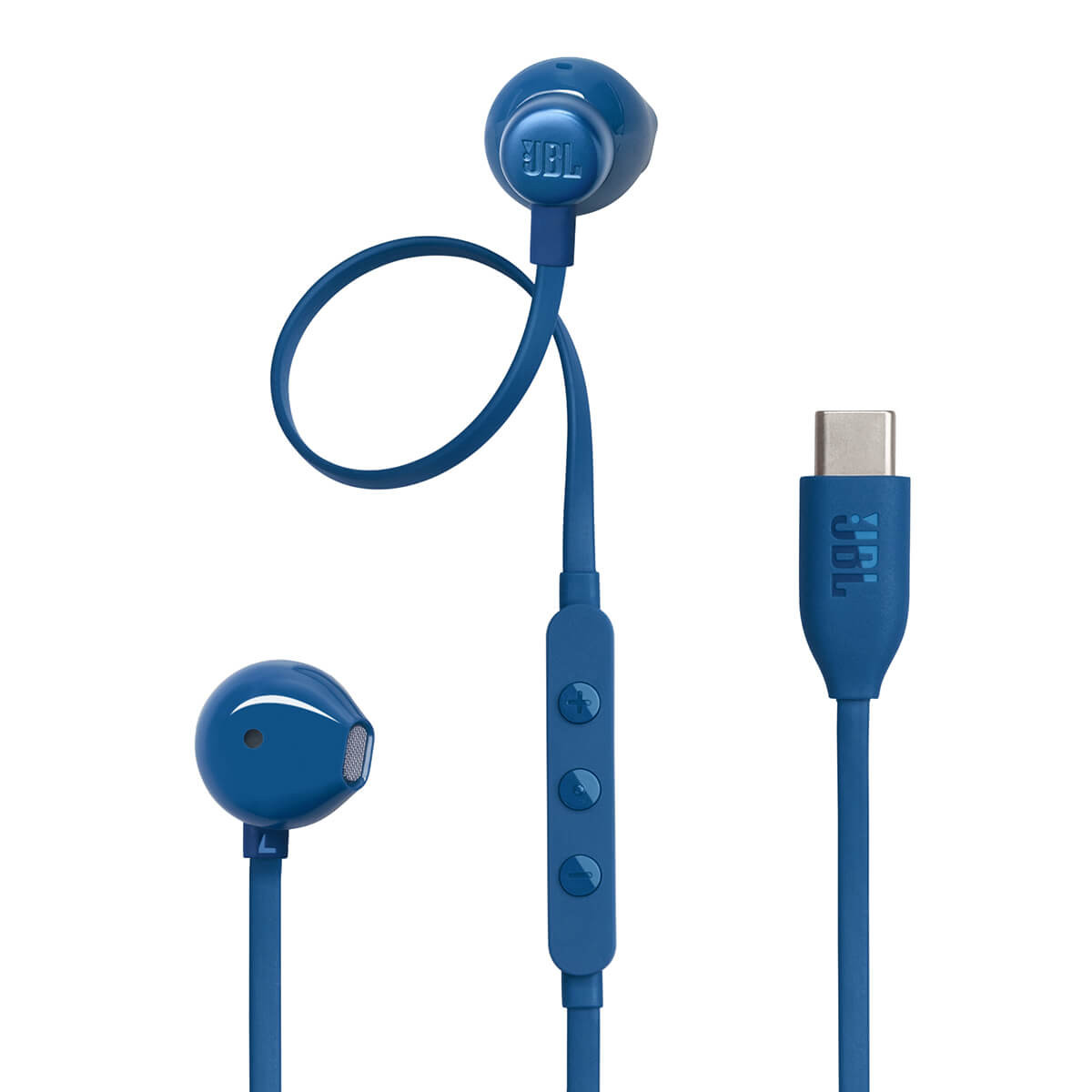 Slusalice JBL Tune 305C, In-ear, mikrofon, USB-C, modre (JBLT305CBLU)