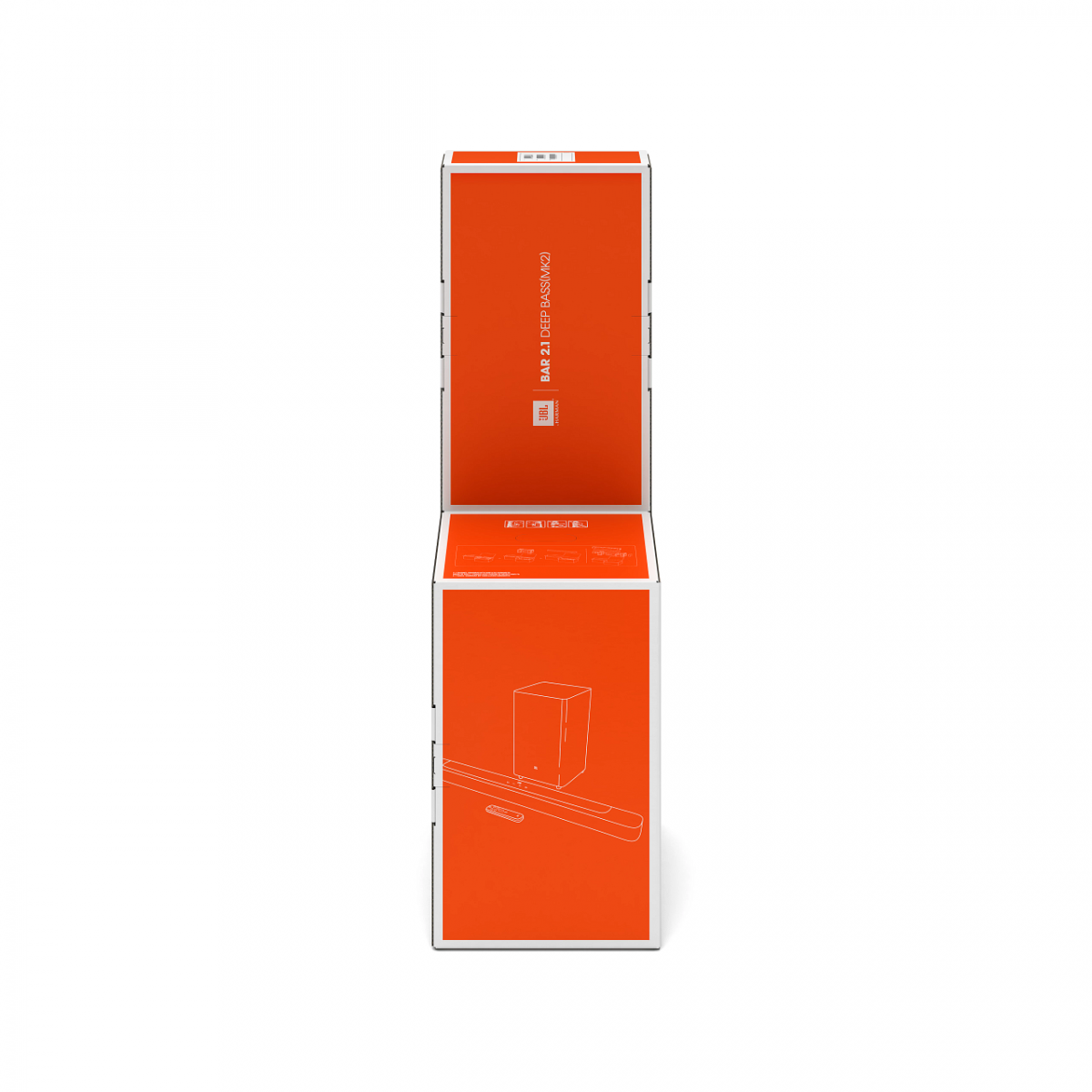 Zvočna vrstica JBL Bar 2.1 MK2 Deep Bass, 2x50W, BT, črna (JBLBAR21DBM2BLKEP)