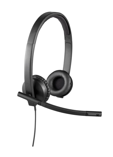 Slušalke za PC LOGITECH H570e, USB, žične, stereo, črne (981-000575)