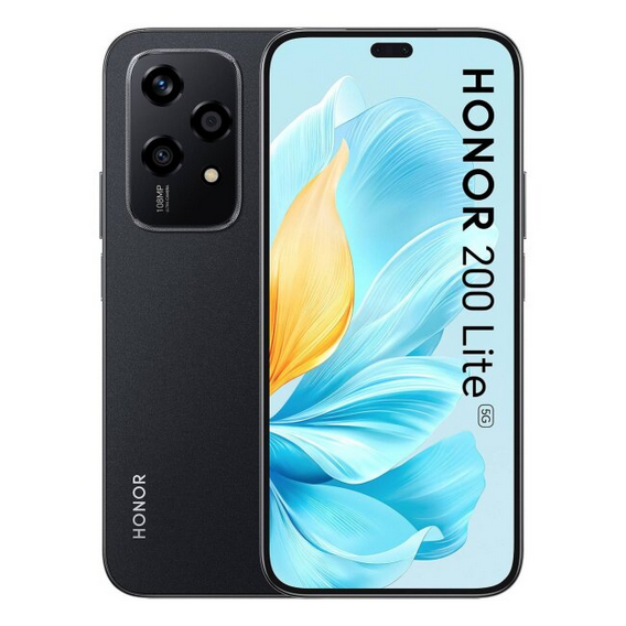 Mobitel HONOR 200 Lite, 6.7", 5G, Dvojna SIM, 8GB/256GB,, črn