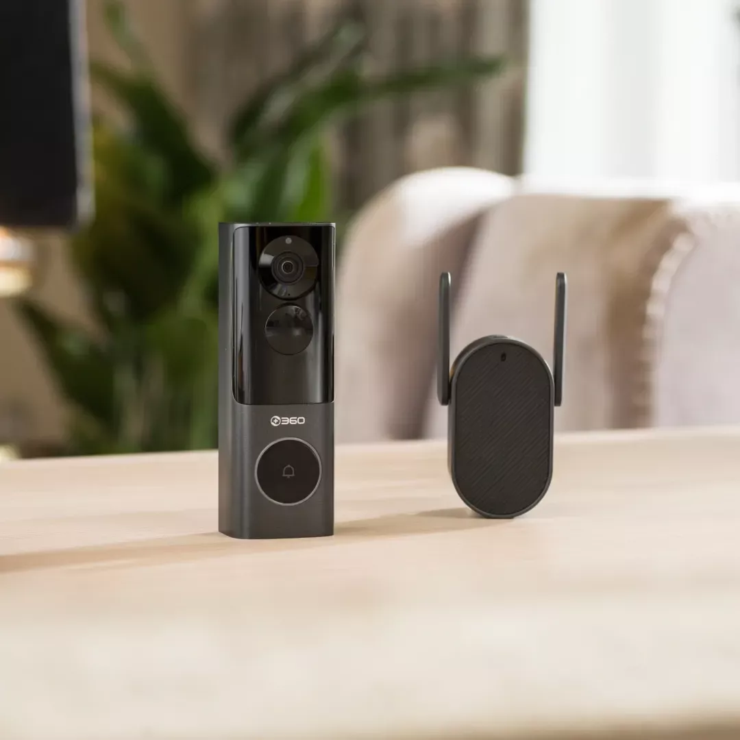 Pametno zvono 360 Video Doorbell X3, črno