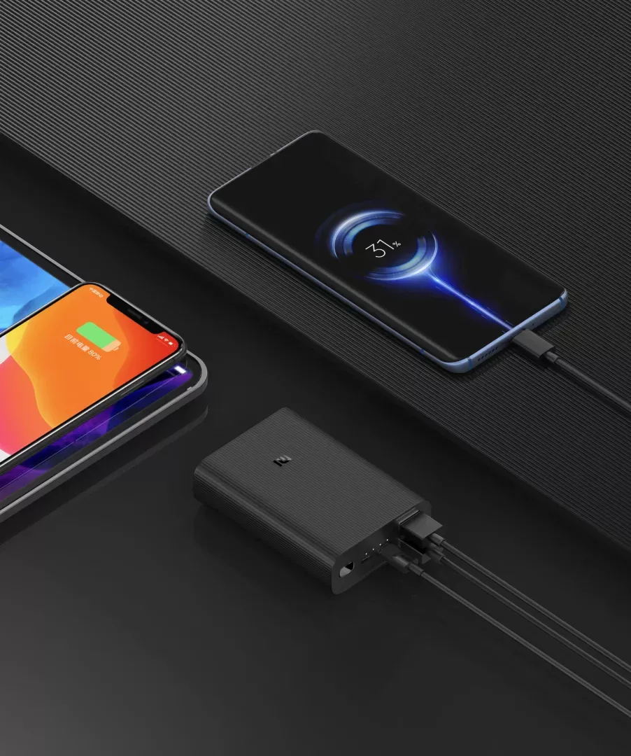 Prenosna baterija XIAOMI Mi Power Bank 3 Ultra Compact, 10000mAh, 2xUSB-A, 1xU