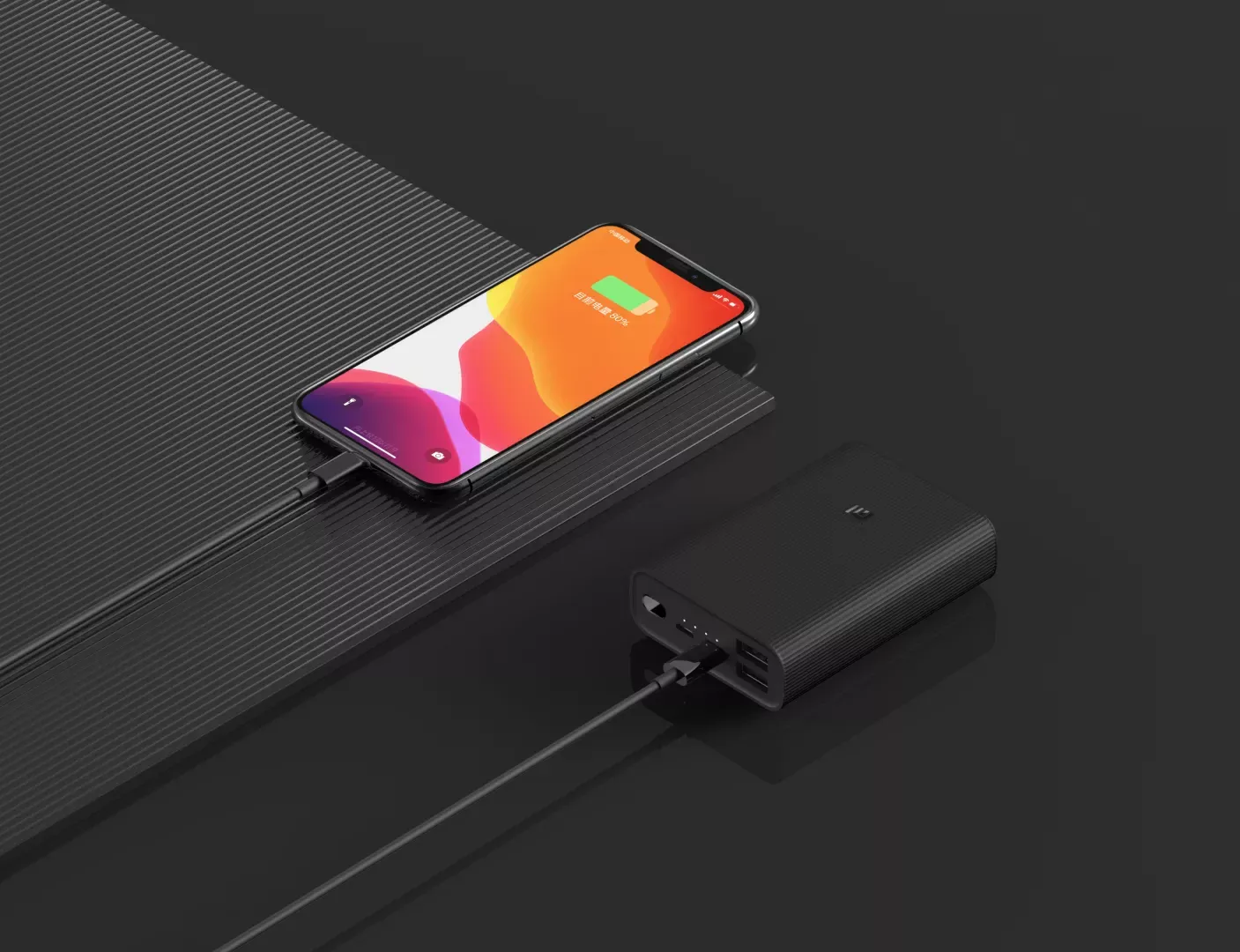 Prenosna baterija XIAOMI Mi Power Bank 3 Ultra Compact, 10000mAh, 2xUSB-A, 1xU