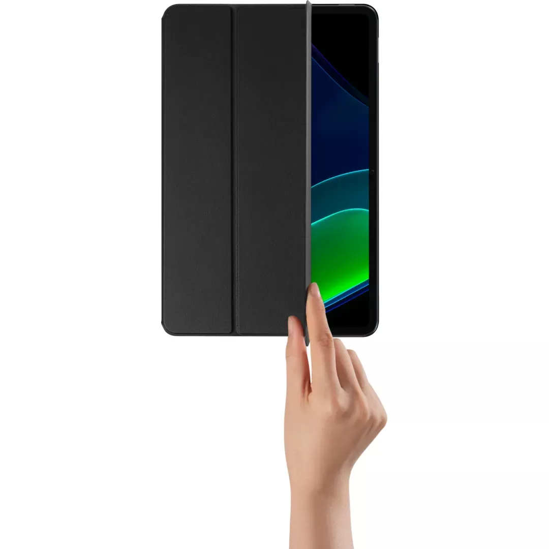 Zaščitna maska za tablico XIAOMI Pad 6, preklopna, črna