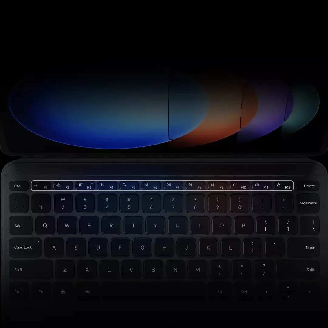 Tipkovnica za XIAOMI Pad 6S Pro, touchpad, črna