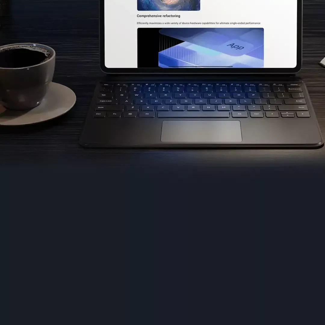Tipkovnica za XIAOMI Pad 6S Pro, touchpad, črna