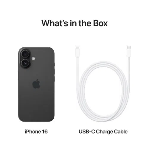 Mobilni telefon APPLE iPhone 16 128GB, 6.1", Črna (MYE73)