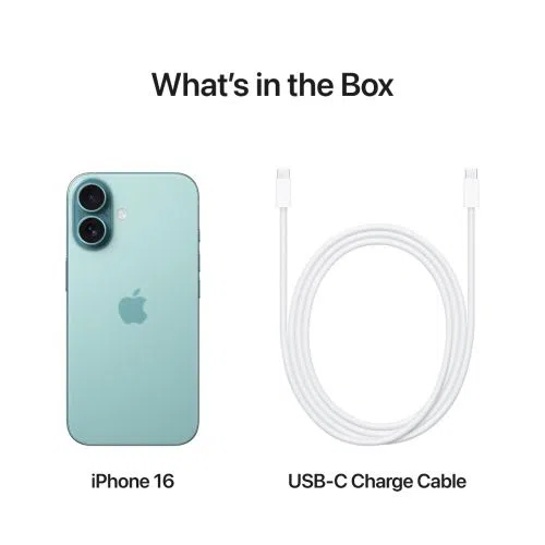 Mobilni telefon APPLE iPhone 16 128GB, 6.1", Teal (MYED3)
