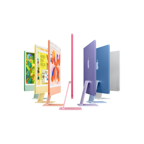 Namizni računalnik APPLE iMac 24" (2024) 4.5K M4 10C/10G 16GB/256GB, Srebrna, IT KB (MWUU3)