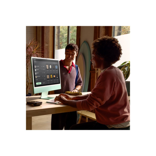 Namizni računalnik APPLE iMac 24" (2024) 4.5K M4 10C/10G 16GB/256GB, Srebrna, IT KB (MWUU3)