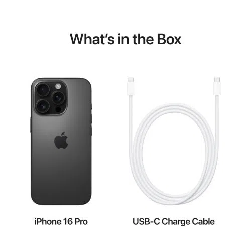 Mobilni telefon APPLE iPhone 16 Pro 128GB, 6.3", Črni titan (MYND3)