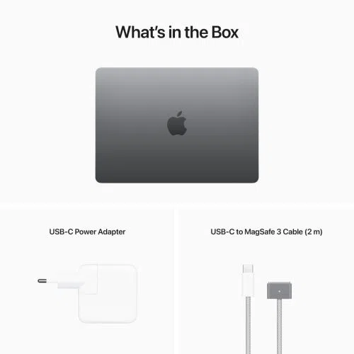 Prenosni računalnik APPLE MacBook Air (2024) 13.6", M2 8C/8G 16GB/256GB, Vesoljna siva, IT KB (MC7U4)