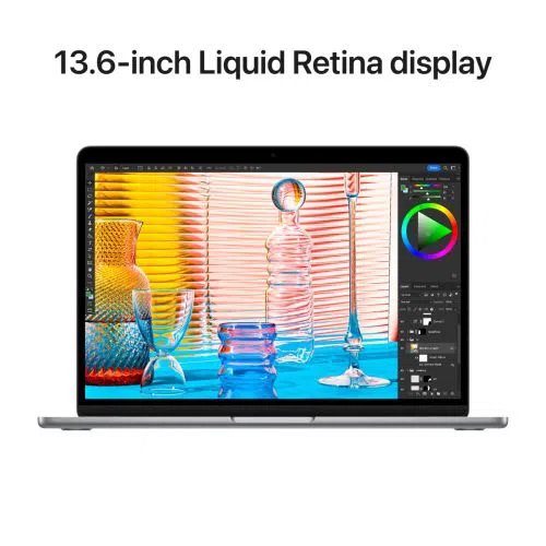 Prenosni računalnik APPLE MacBook Air (2024) 13.6", M2 8C/8G 16GB/256GB, Vesoljna siva, IT KB (MC7U4)