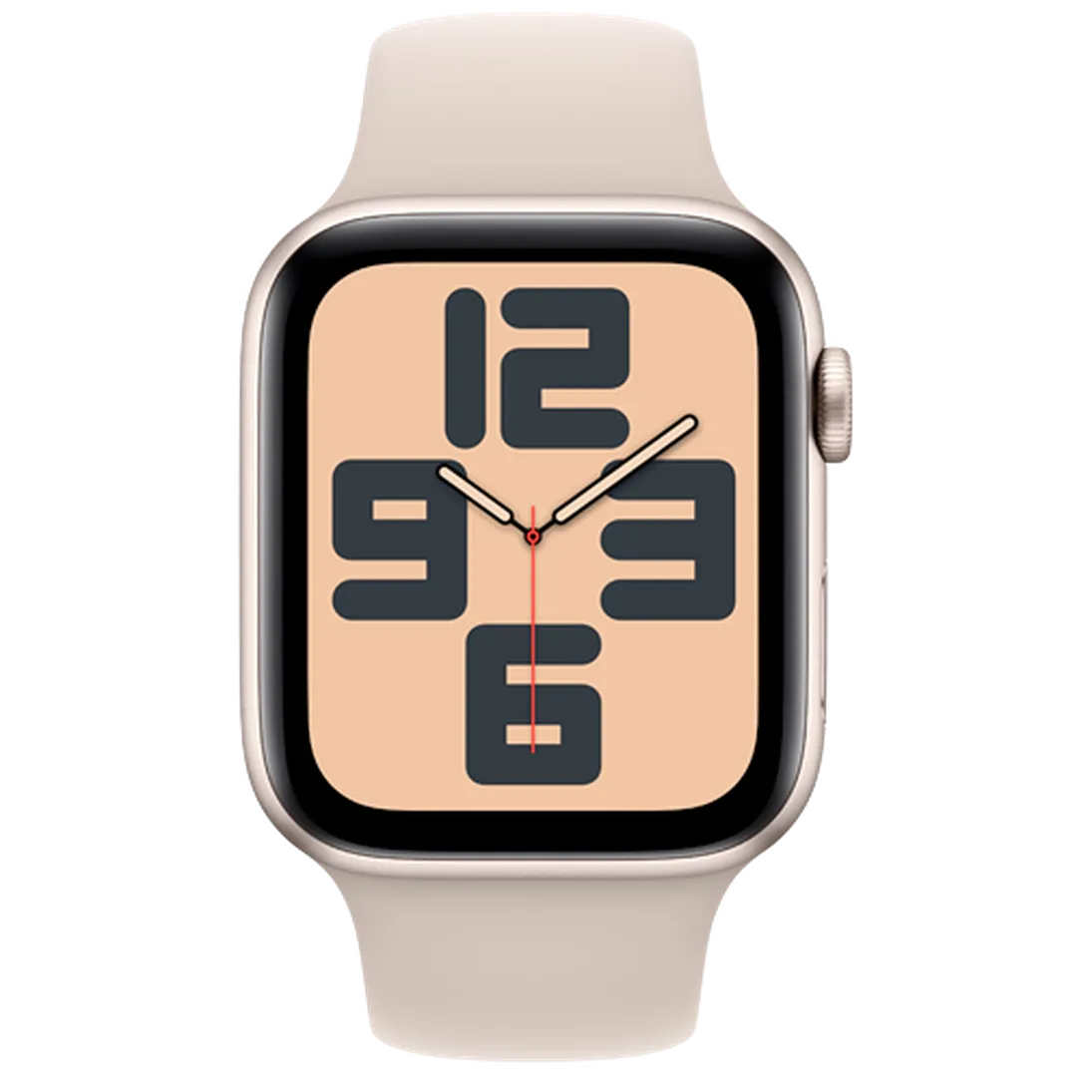 Pametna ura APPLE Watch SE 2023 44mm Zlata, Bež Silikonski Trak M/L (MRE53QF/A)