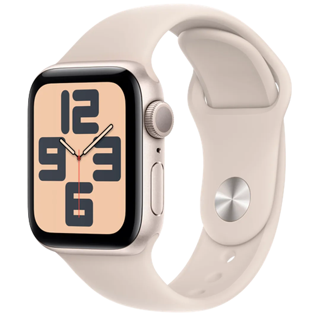 Pametni ura APPLE Watch SE 2023 40mm Zlata, Bež Silikonski Trak S/M (MR9U3QF/A)