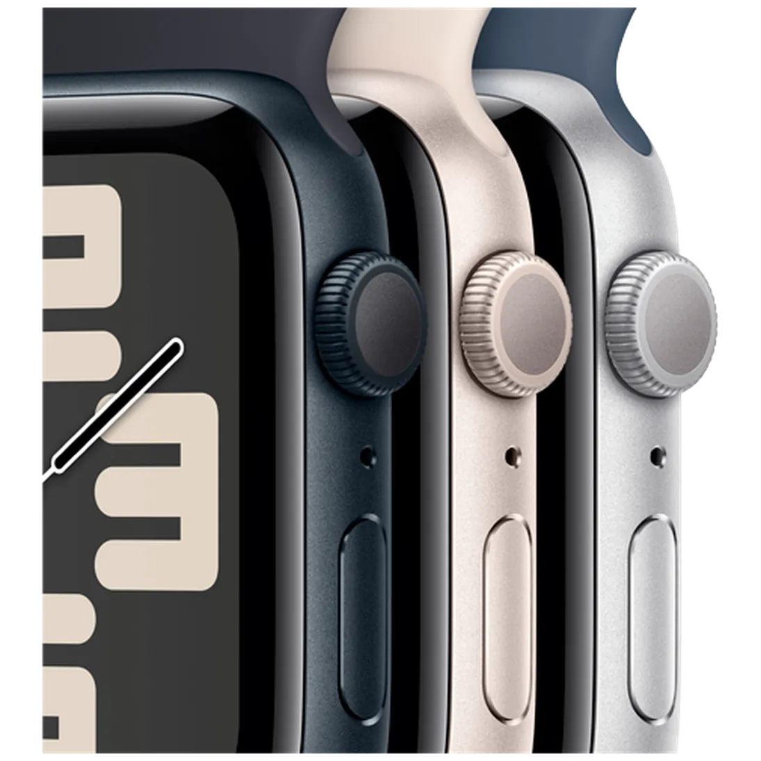 Pametni ura APPLE Watch SE 2023 44mm Srebrna, Modra Najlonska Usnjava (MREF3QF/A)