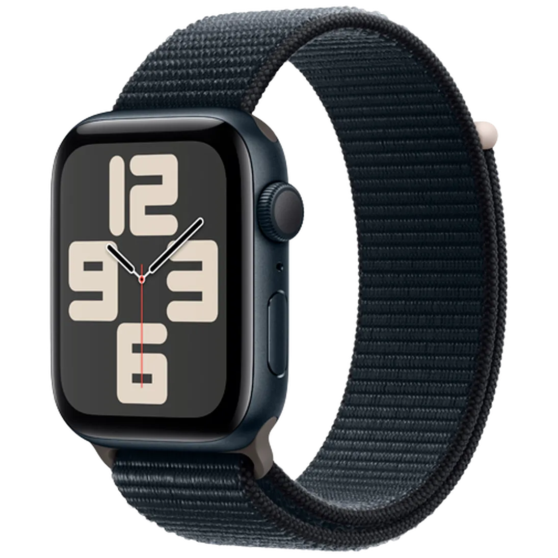 Pametni ura APPLE Watch SE 2023 44mm Črna, Črno najlonsko pasovanje (MREA3QF/A)