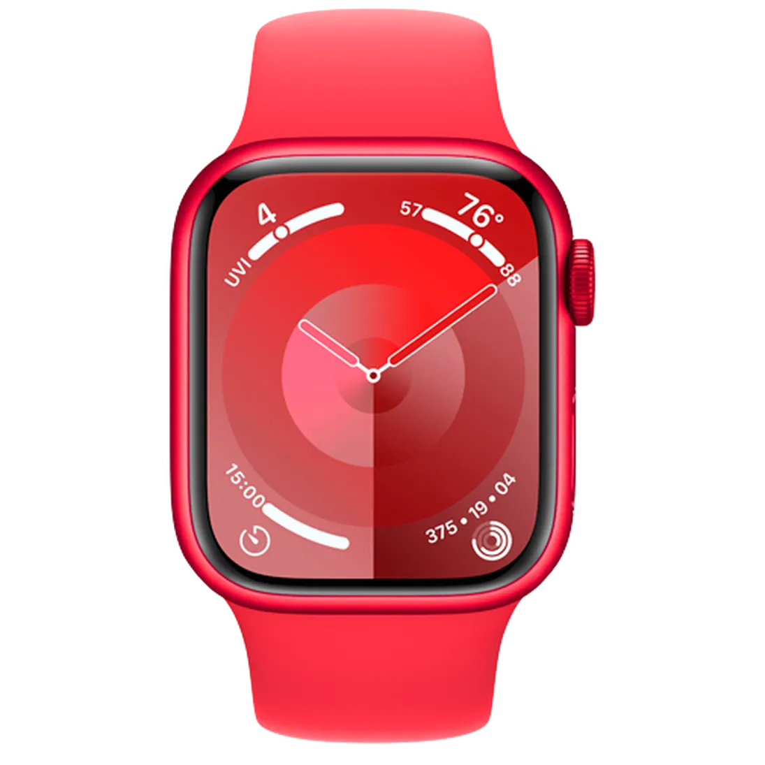 Pametni ura APPLE Watch S9 41mm Rdeča, Rdeč silikonast pas S/M (MRXG3QF/A)