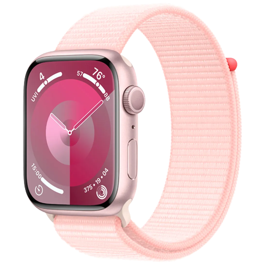 Pametni telefon APPLE Watch S9 45mm Roza, Roza Nylon Trak (MR9J3QF/A)