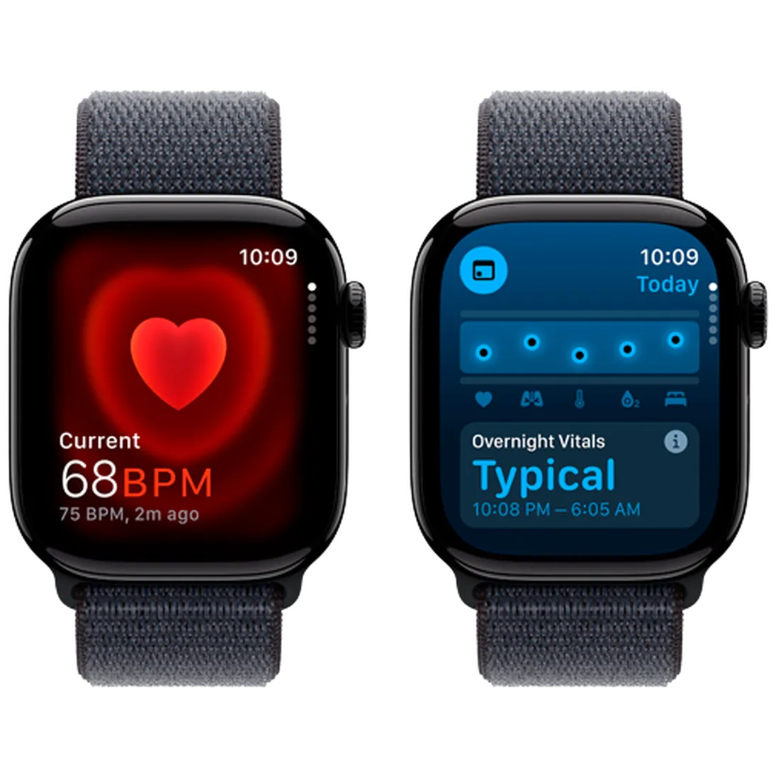 Pametni ura APPLE Watch S10 42mm Črna, Črn Najlon Trak (MWWG3QF/A)