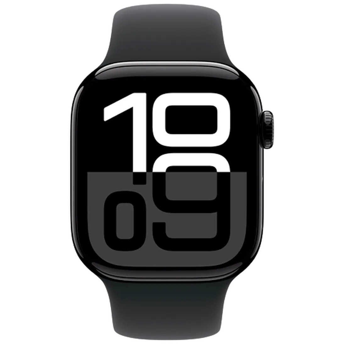 Pametni ura APPLE Watch S10 42mm Črna, Črn gumijast trak S/M (MWWE3QF/A)