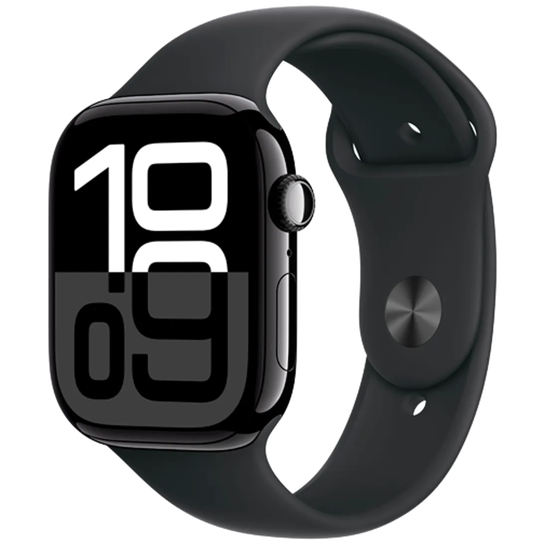 Pametni uro APPLE Watch S10 46mm Črna, Črn gumijast pas S/M (MWWP3QF/A)