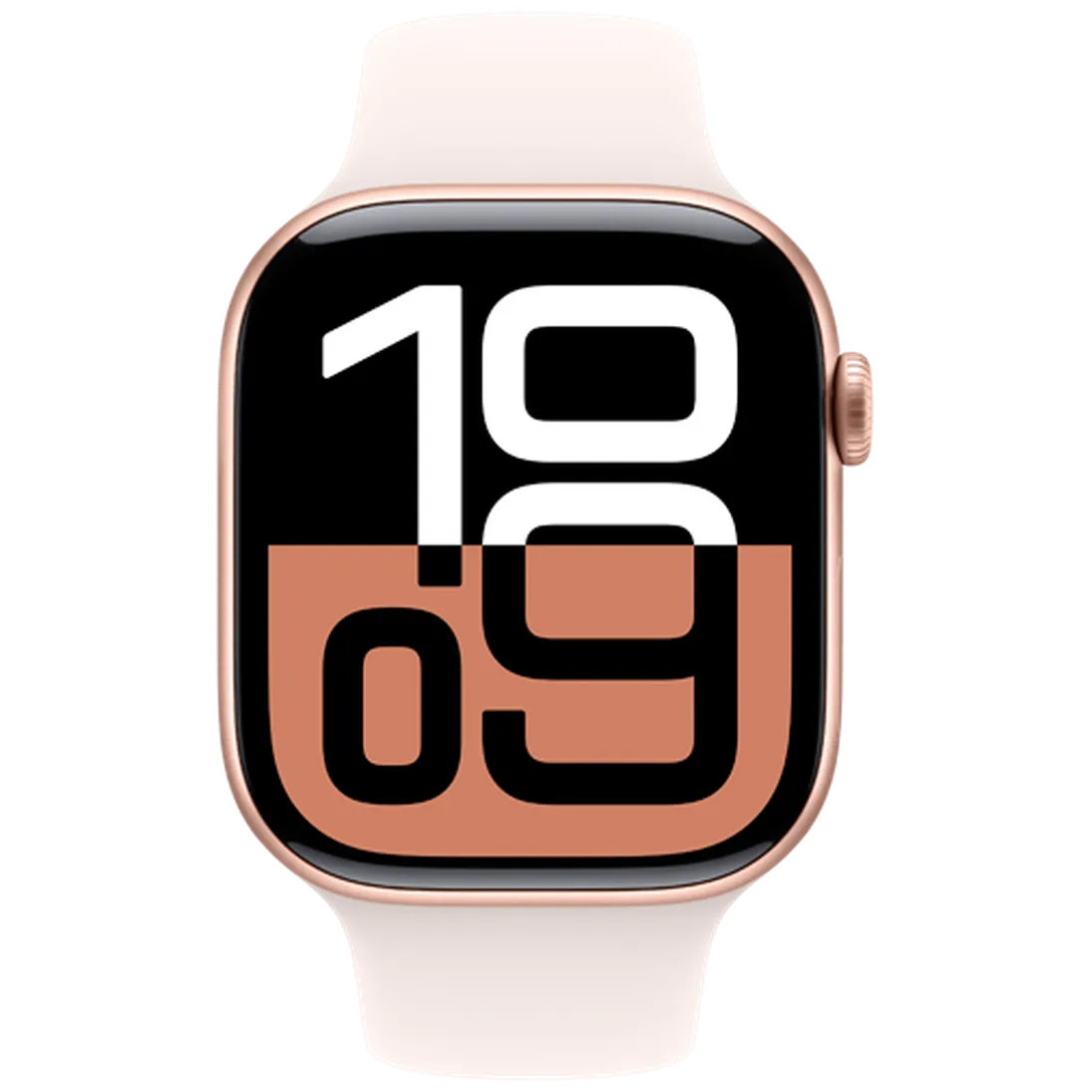 Pametni ura APPLE Watch S10 46mm Zlato, Roza Guma Pas M/L (MWWU3QF/A)