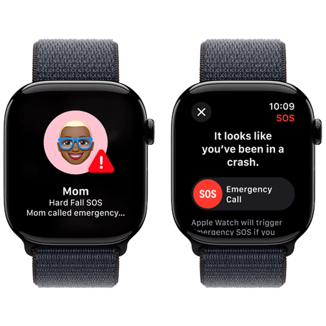 Pametni ura APPLE Watch S10 46mm Črn, črn najlonski trak (MWWR3QF/A)