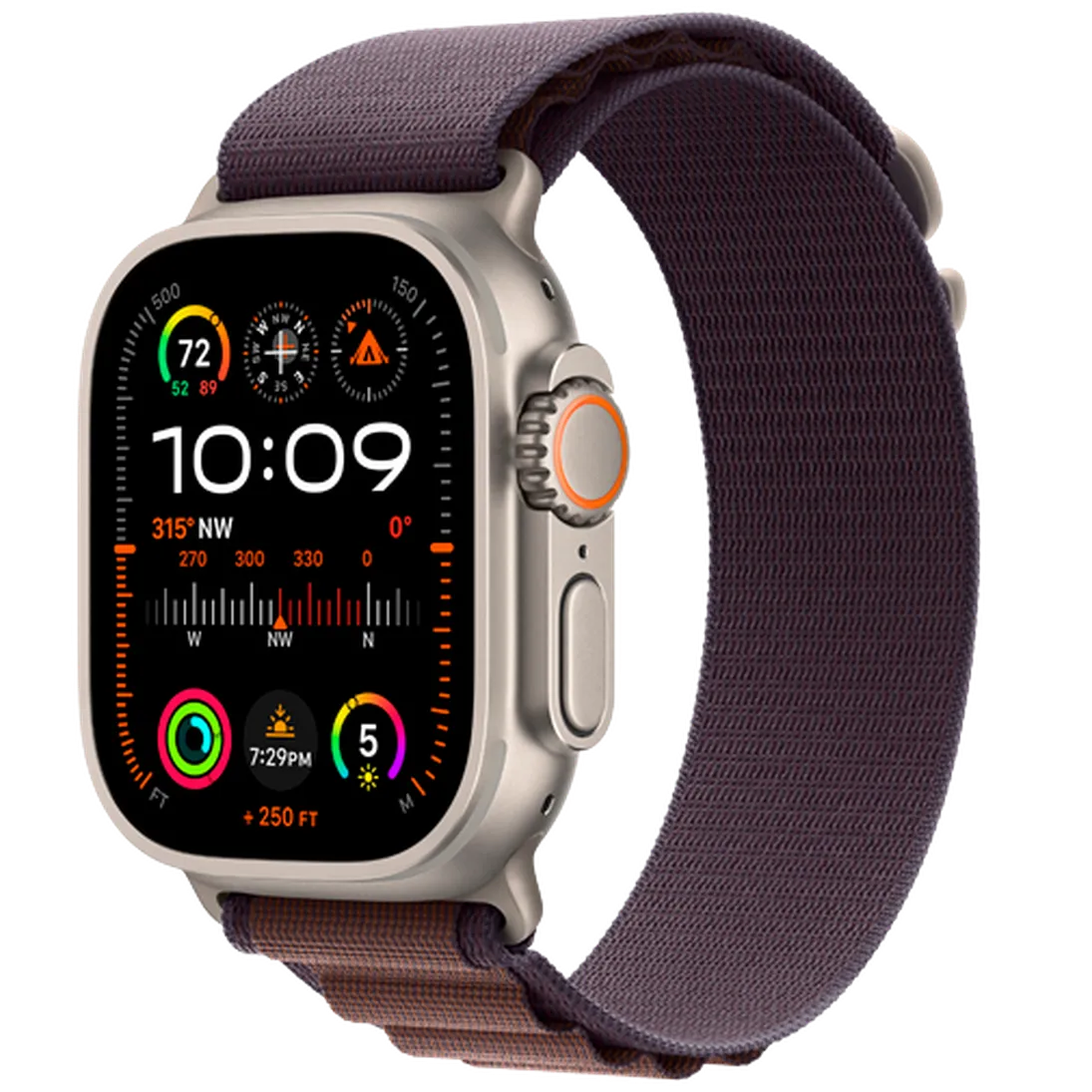 Pametni ura APPLE Watch Ultra 2, Purple Nylon Strap M (MRET3NF/A)
