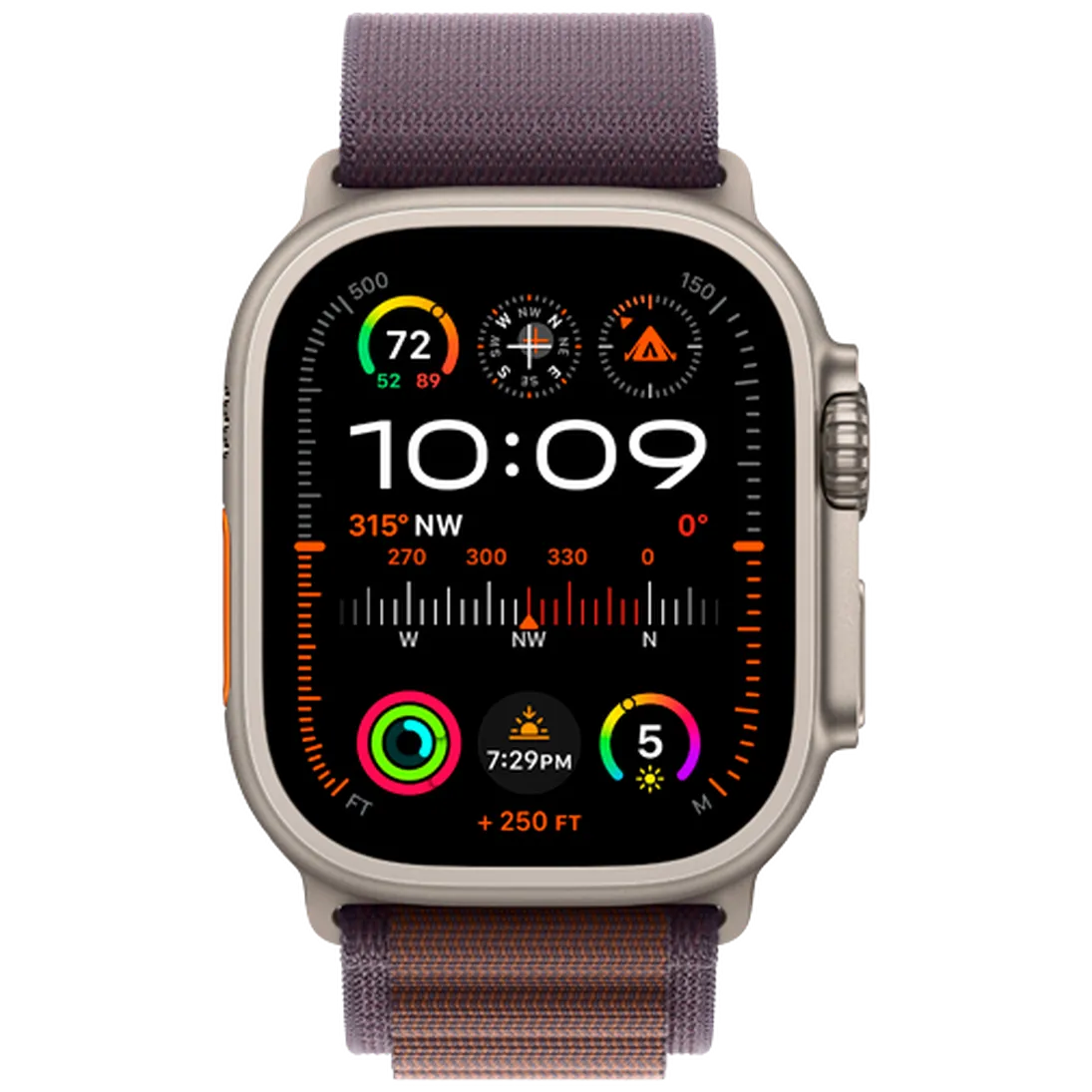Pametni ura APPLE Watch Ultra 2, Purple Nylon Strap M (MRET3NF/A)