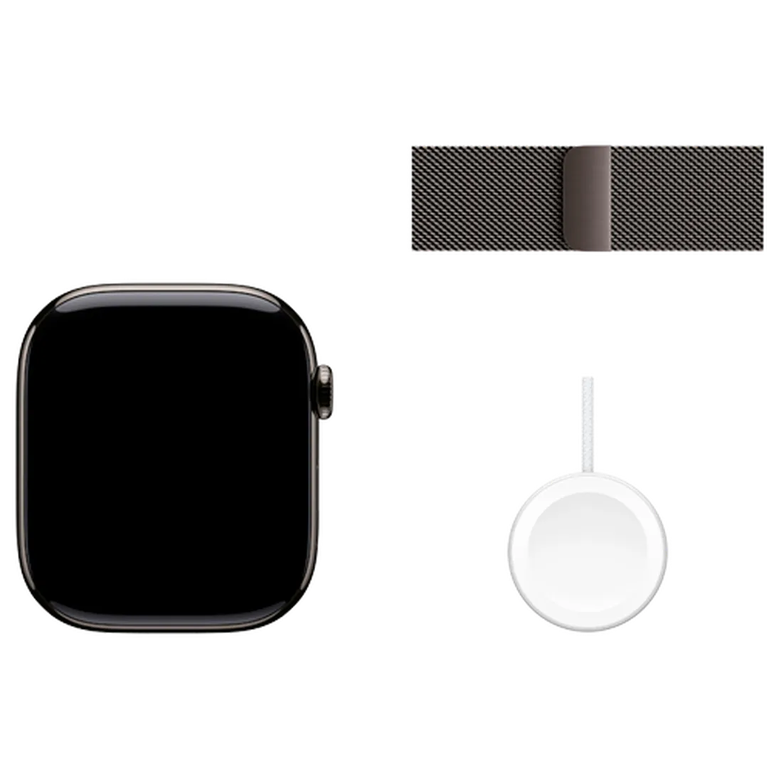 Pametni ura APPLE Watch S10 4G 46mm Slate Titanium, Sivi Milanese Trak S/M (MC7R4QF/A)