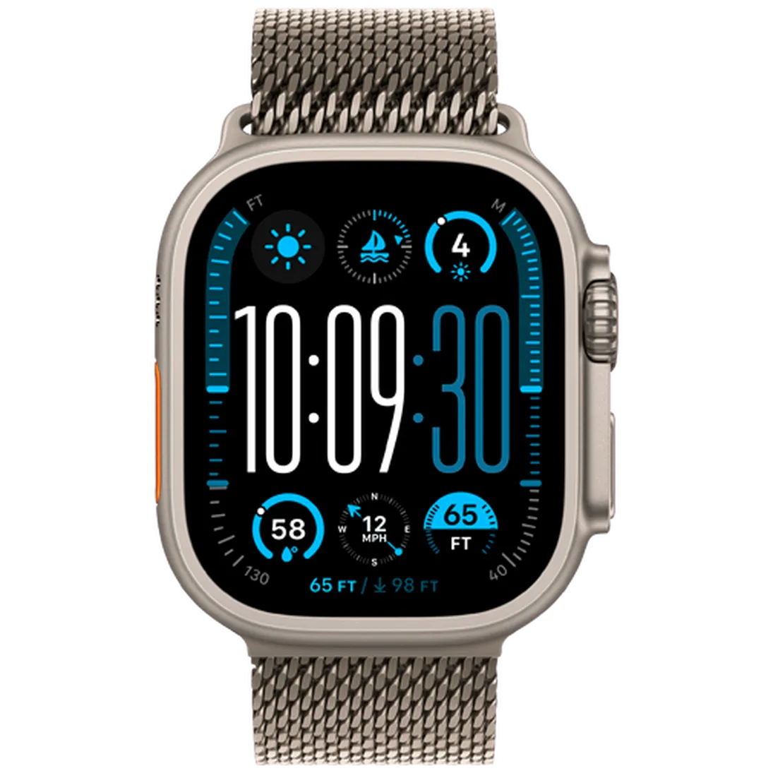 Pametni uro APPLE Watch Ultra 2 Titanium, Sivi Metalni Trak M (MX5R3NF/A)