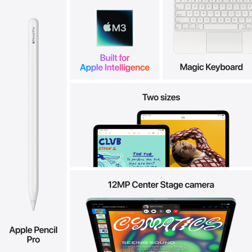 Tablet APPLE iPad Air (2025) 7Gen 13", 1TB , M3, Space Grey (MCQ04)