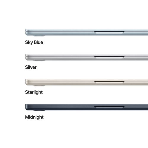 Laptop APPLE MacBook Air (2025) 13.6", M4, 10C/8G, 16/256GB, Sky Blue, IT KB (MC6T4)