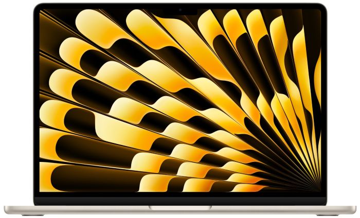 Prenosnik APPLE MacBook Air (2025) 13.6", M4, 10C/8G, 16/256GB, Starlight, IT KB (MW0Y3)