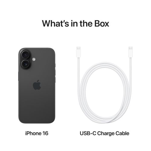 Mobilni telefon APPLE iPhone 16 512GB, 6.1", Črna (MYEK3)
