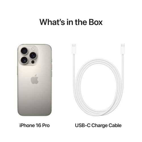 Mobilni APPLE iPhone 16 Pro 512GB, 6.3", Naravni Titanij (MYNQ3)
